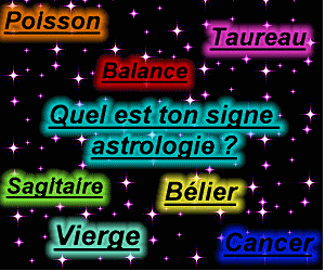 quel est ton signe astro