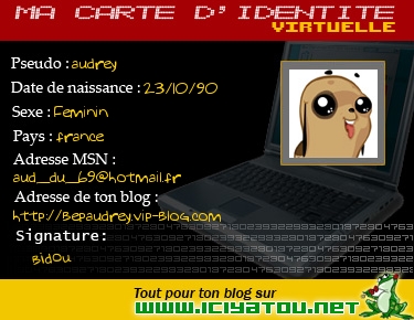 Ma carte d'identité